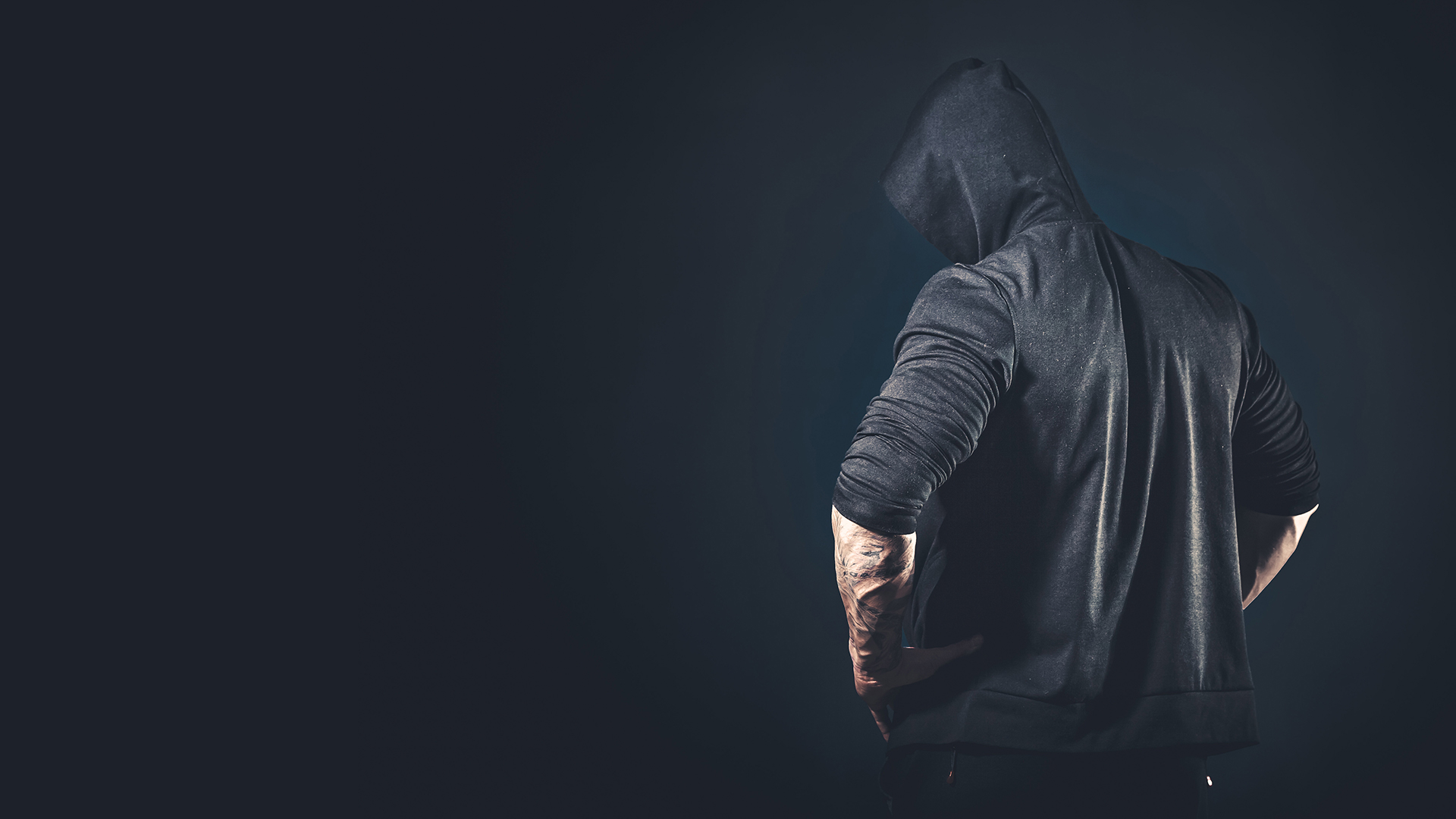 Person-in-black